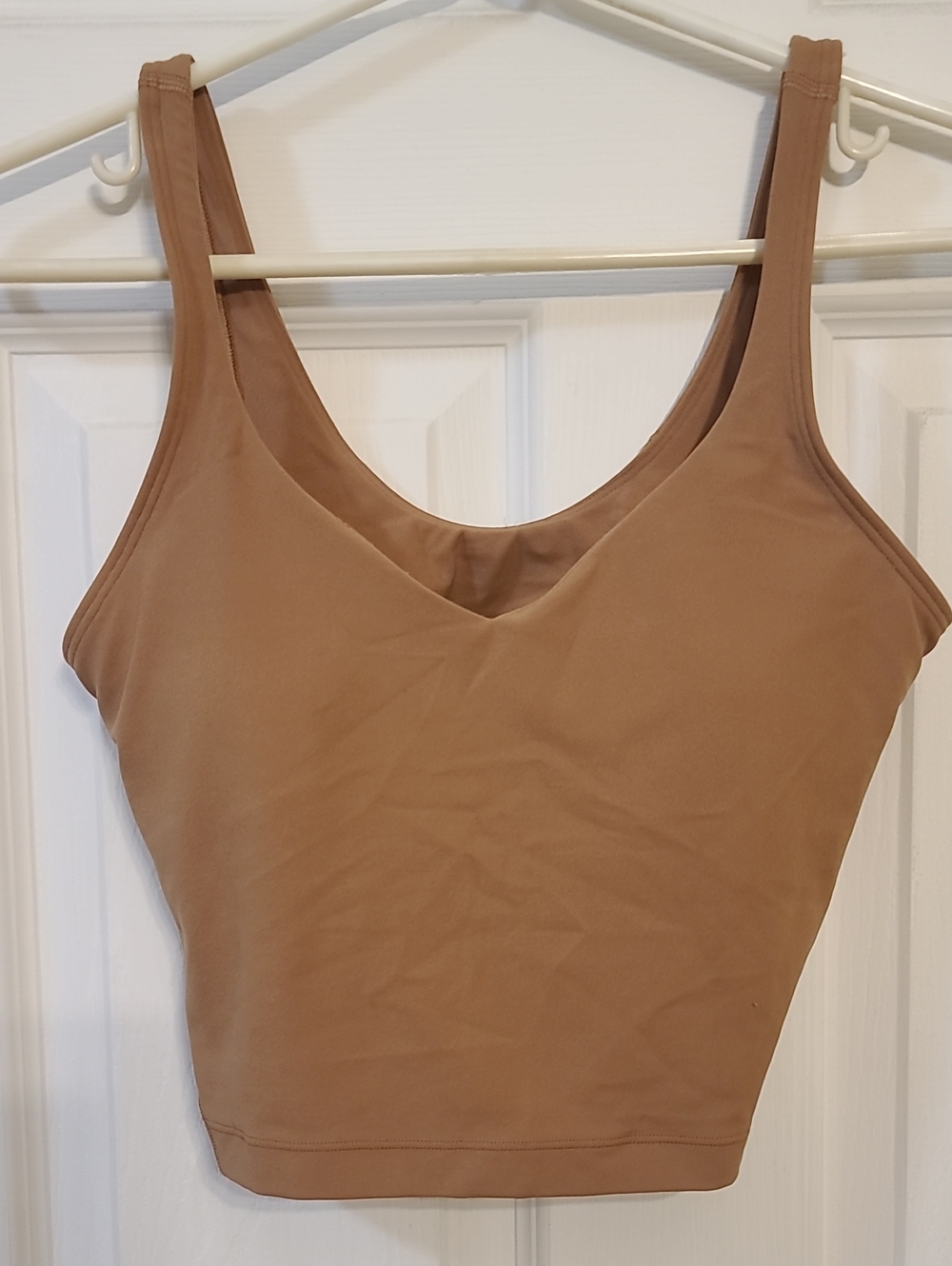 Lululemon Align Cropped Tank Size 6 Brown Tan Taupe